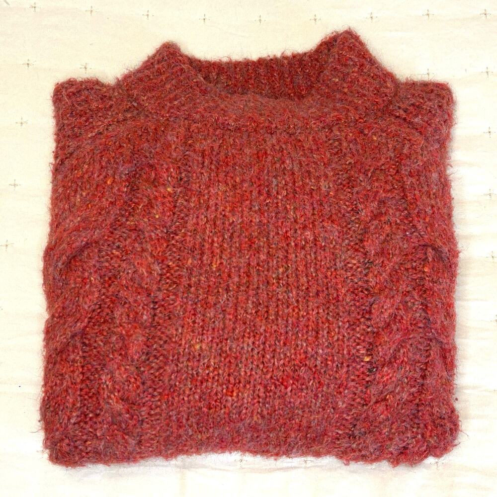 Universal Thread Rust Textured Pullover Sweater X… - image 11